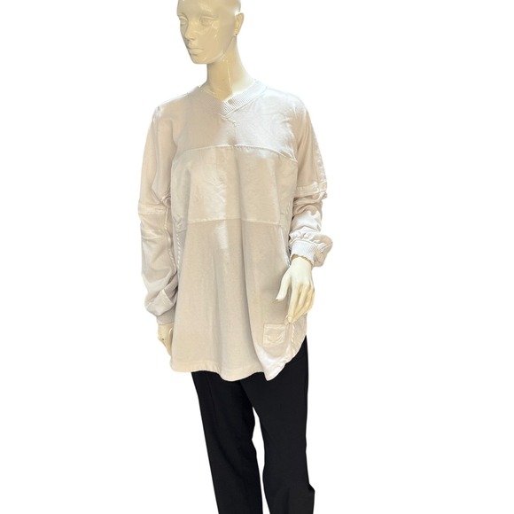 FP Movement by Free People Tops - FP Movement Ivory Embroidered Oversized Tunic Sweatshirt – M